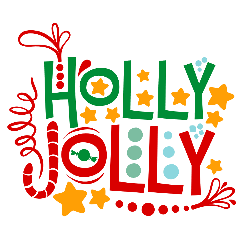 holly-jolly-free-svg-file-SvgHeart.Com