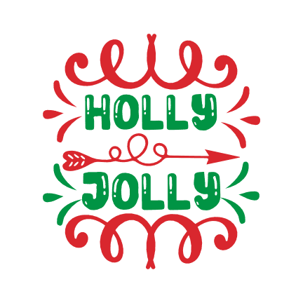 holly-jolly-sign-christmas-free-svg-file-SvgHeart.Com