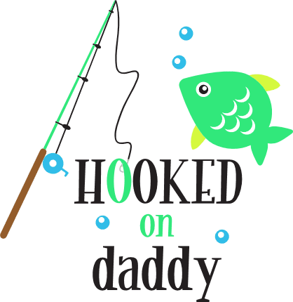 hooked-on-daddy-fisherman-fishing-free-svg-file-SvgHeart.Com