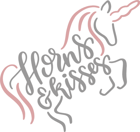 horns-and-kisses-unicorn-shape-fantasy-animal-free-svg-file-SvgHeart.Com