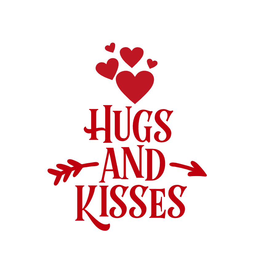hugs-and-kisses-valentines-free-svg-file-SvgHeart.Com