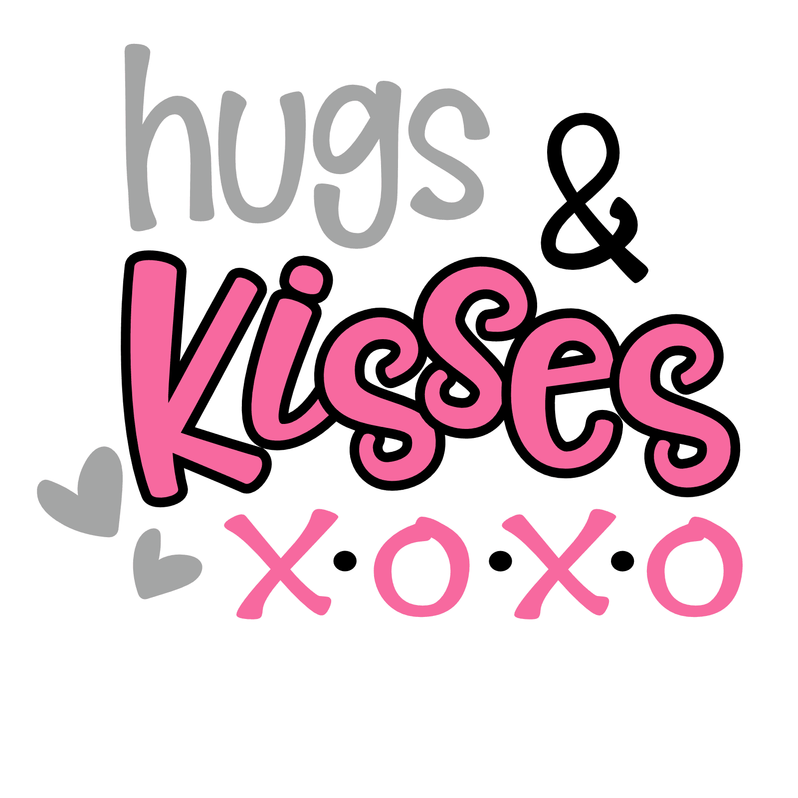 hugs-and-kisses-xoxo-couple-heart-free-svg-file-SvgHeart.Com