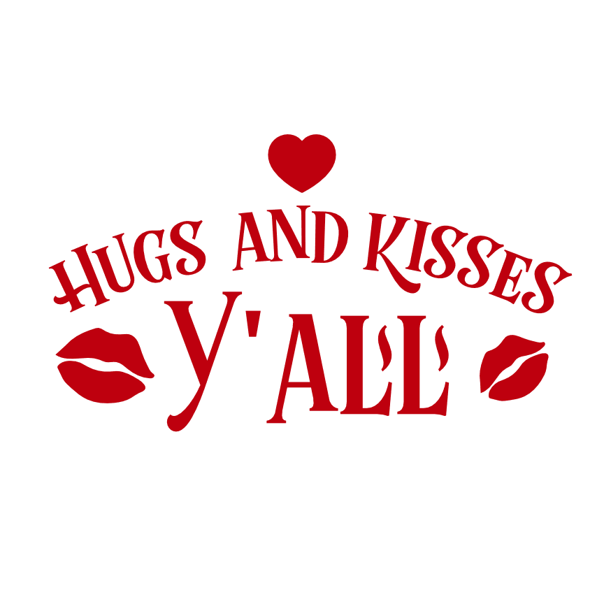 hugs-and-kisses-yall-love-valentines-day-free-svg-file-SvgHeart.Com