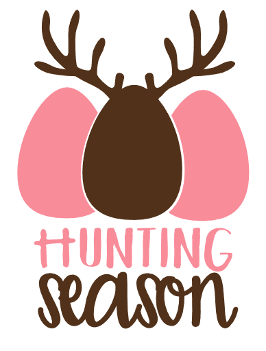 hunting-season-egg-and-deer-antlers-free-svg-file-SvgHeart.Com