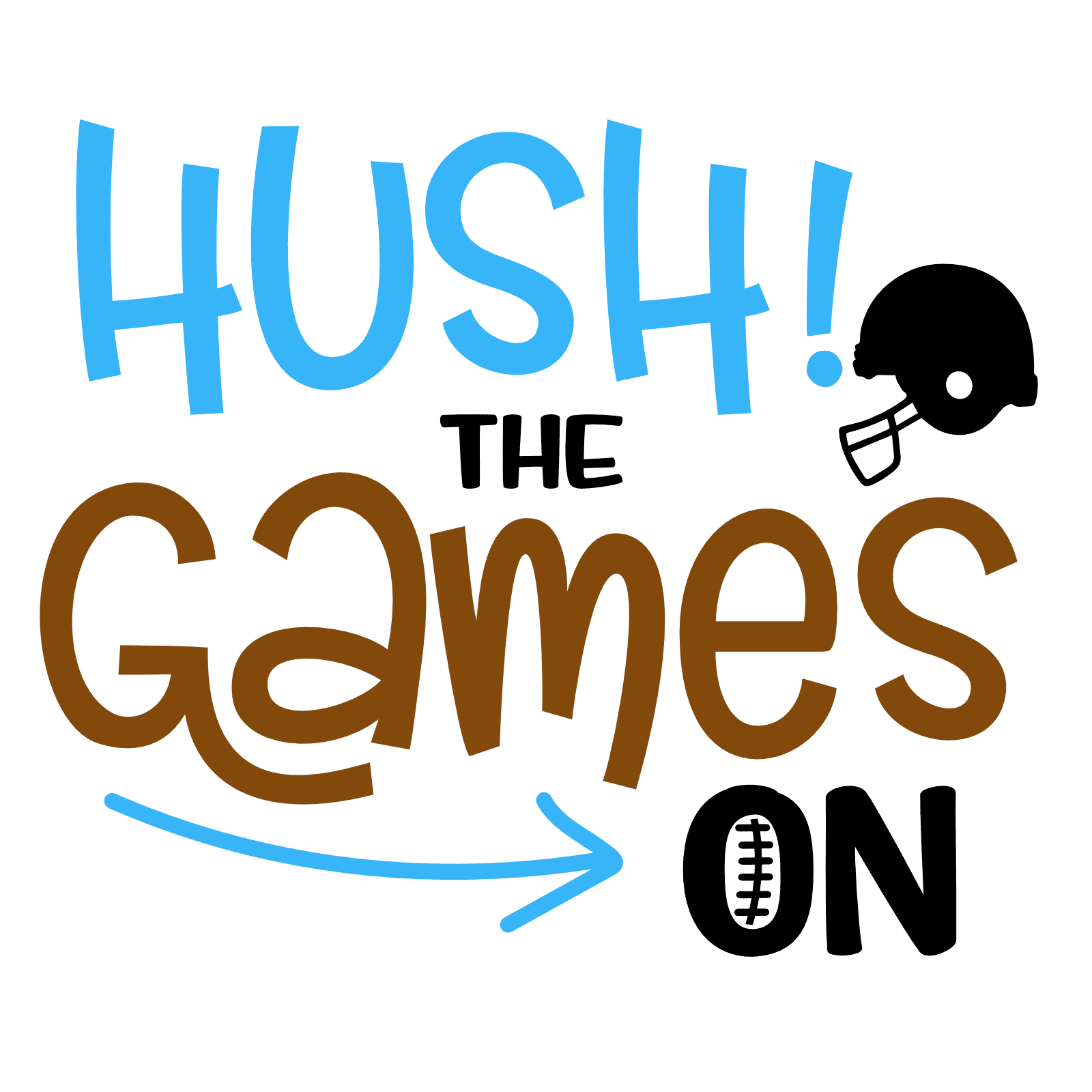 hush-the-games-on-football-sport-free-svg-file-SvgHeart.Com