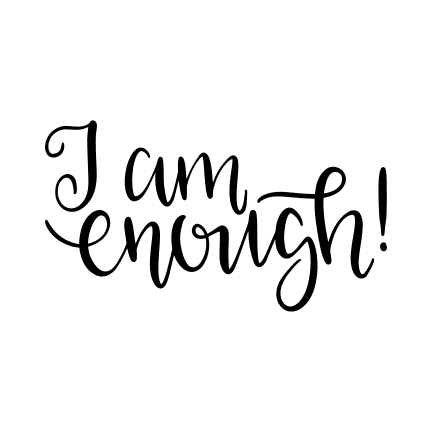 i-am-enough-inspiration-free-svg-file-SvgHeart.Com