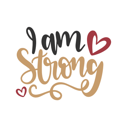 i-am-strong-heart-free-svg-file-SvgHeart.Com