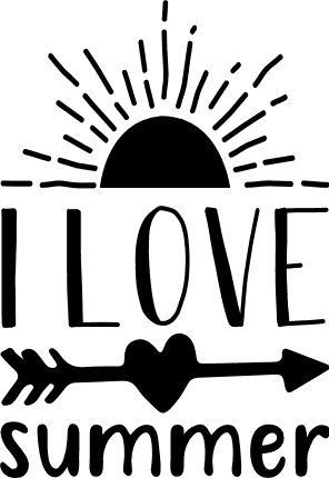 i-love-summer-heart-with-arrow-vacation-free-svg-file-SvgHeart.Com