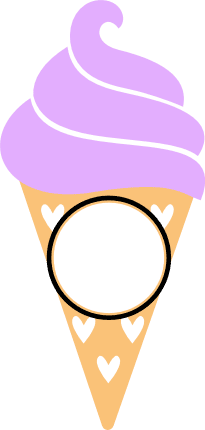 ice-cream-cone-monogram-summer-kids-free-svg-file-SvgHeart.Com