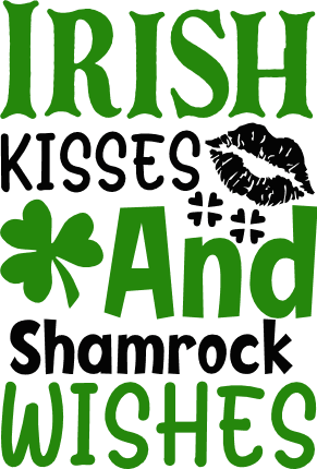 irish-kisses-and-shamrock-wishes-st-patricks-day-free-svg-file-SvgHeart.Com