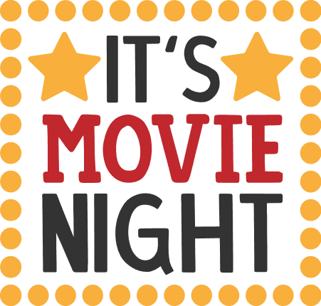 its-movie-night-in-square-frame-stars-and-dots-vacation-free-svg-file-SvgHeart.Com