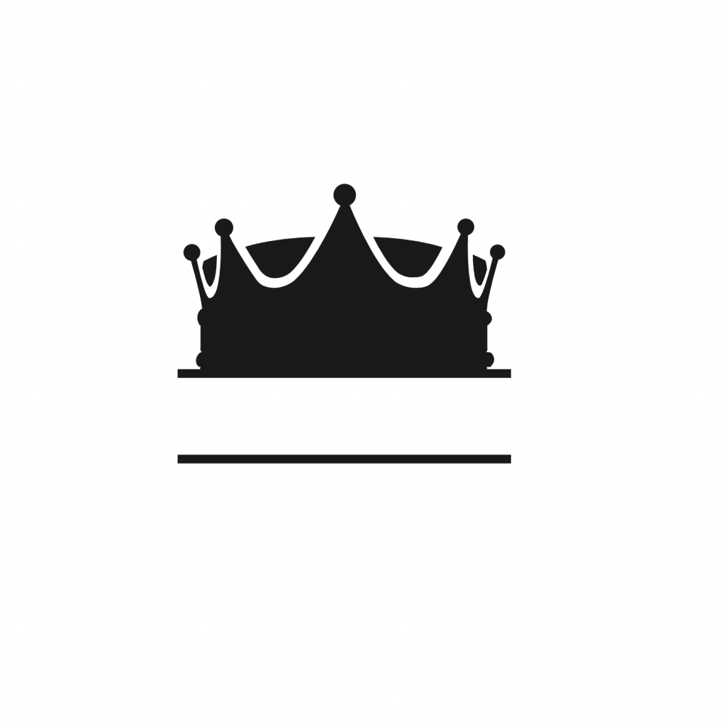 King Split Text Frame, Royal Free Svg File SVG Heart