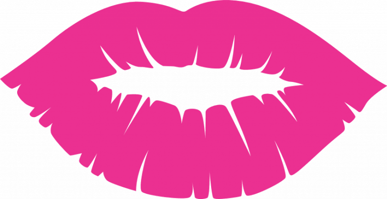 kiss, lips free svg file, clipart images - SVG Heart