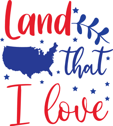 land-that-i-love-patriotic-4th-of-july-free-svg-file-SvgHeart.Com