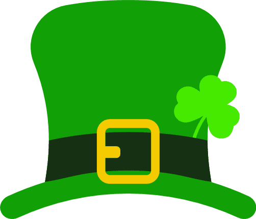 leprechaun-hat-with-clover-leaf-st-patricks-day-free-svg-file-SvgHeart.Com