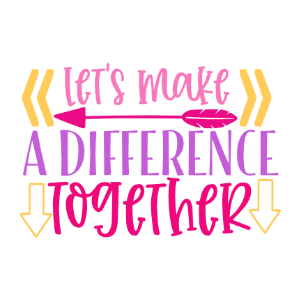 lets-make-a-difference-together-teachers-free-svg-file-SvgHeart.Com
