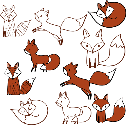 little-fox-boho-design-bundle-free-svg-file-SvgHeart.Com