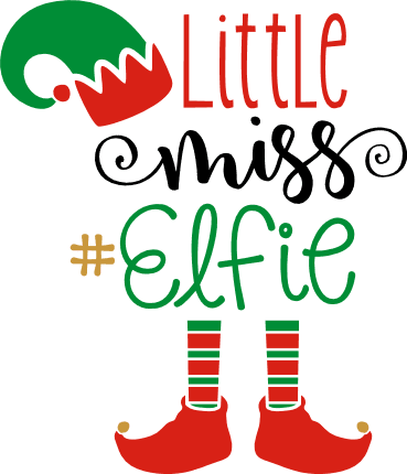 little-miss-elfie-christmas-free-svg-file-SvgHeart.Com