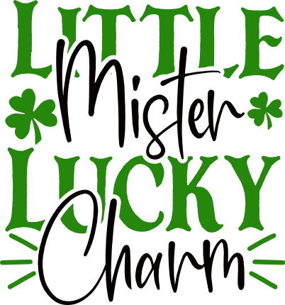 little-mister-lucky-charm-shamrock-baby-onesie-st-patricks-day-free-svg-file-SvgHeart.Com