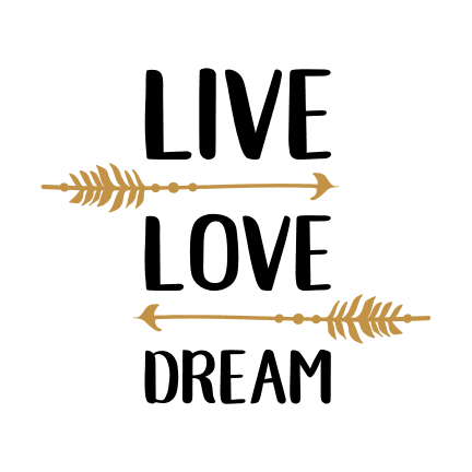 live-love-dream-arrows-free-svg-file-SvgHeart.Com