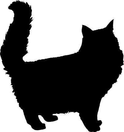 long-hair-cat-silhouette-pet-lover-free-svg-file-SvgHeart.Com