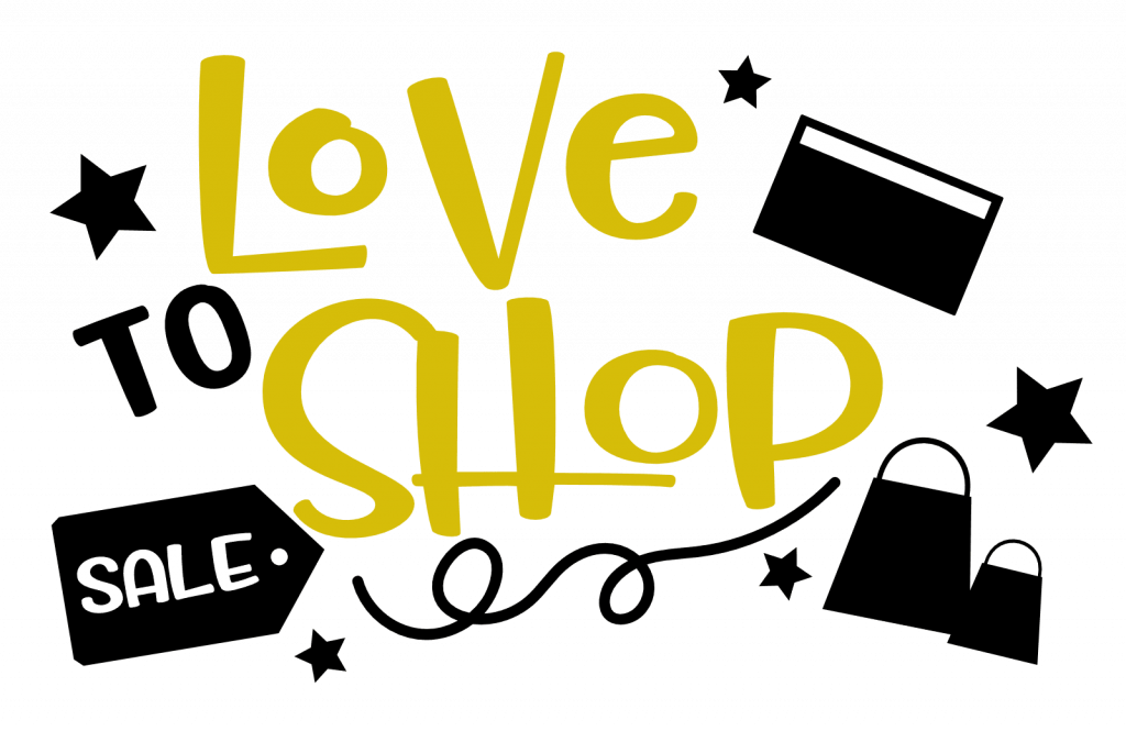 Love To Shop Free Svg File SVG Heart