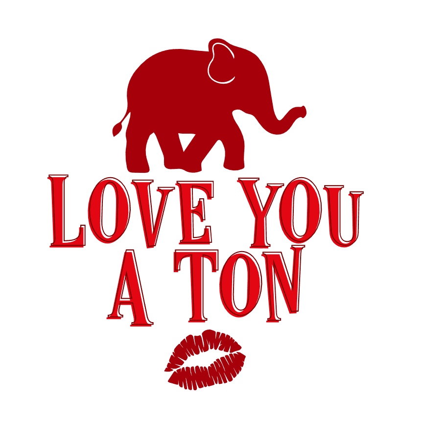 love-you-a-ton-elephant-valentines-day-free-svg-file-SvgHeart.Com