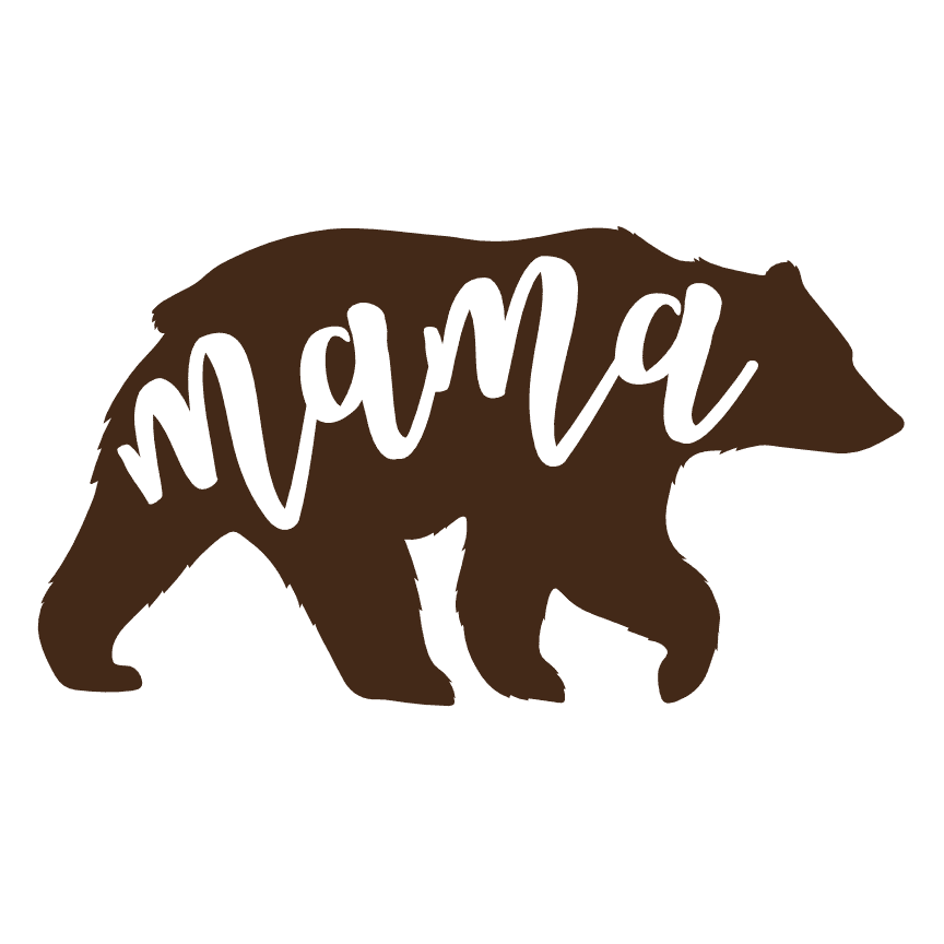 Mama Bear, Grandma Mom Gift, Mother's Day Free Svg File - SVG Heart