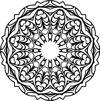 mandala-monogram-frame-decorative-free-svg-file-SvgHeart.Com