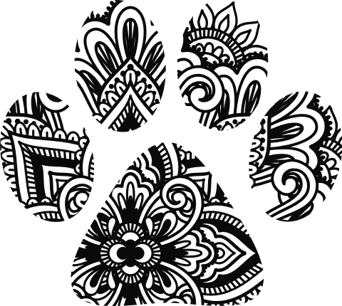 mandala-paw-animal-decorative-free-svg-file-SvgHeart.Com