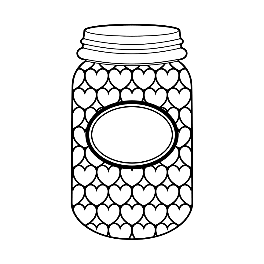 mason-jar-monogram-decoration-free-svg-file-SvgHeart.Com