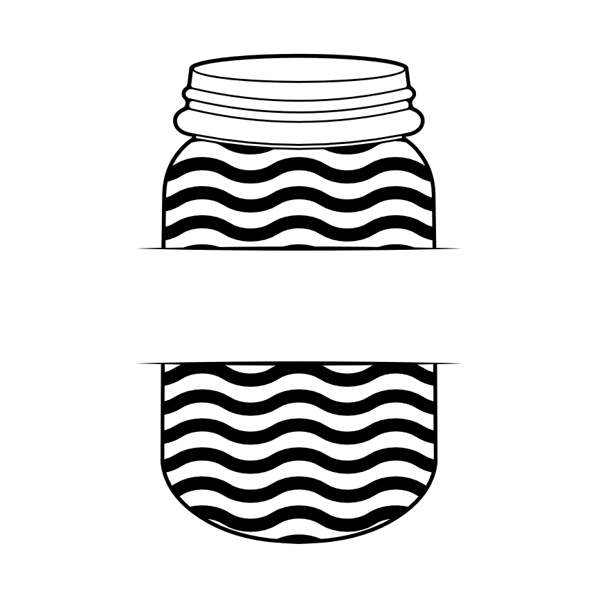 mason-jar-split-text-frame-decoration-free-svg-file-SvgHeart.Com