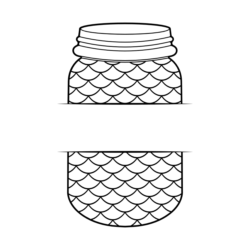 mason-jar-split-text-frame-decoration-free-svg-file-SvgHeart.Com