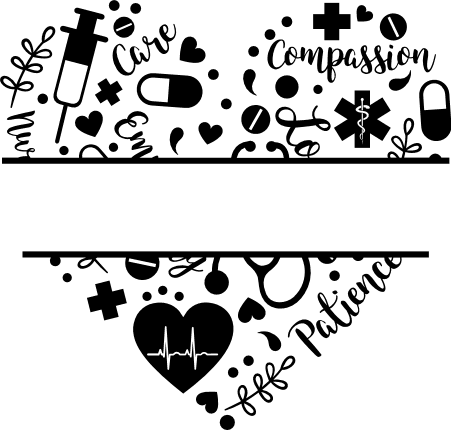 medical-heart-shape-split-text-frame-patience-compassion-free-svg-file-SvgHeart.Com