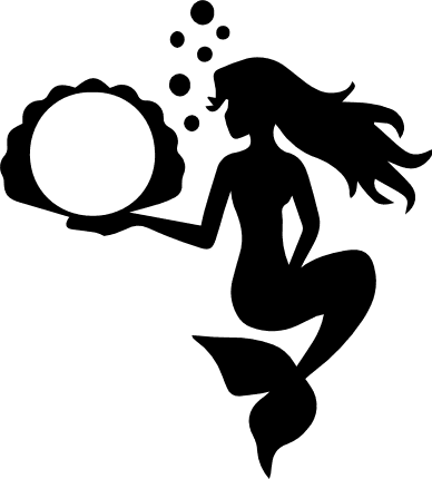 mermaid-holding-shell-monogram-frame-beach-free-svg-file-SvgHeart.Com