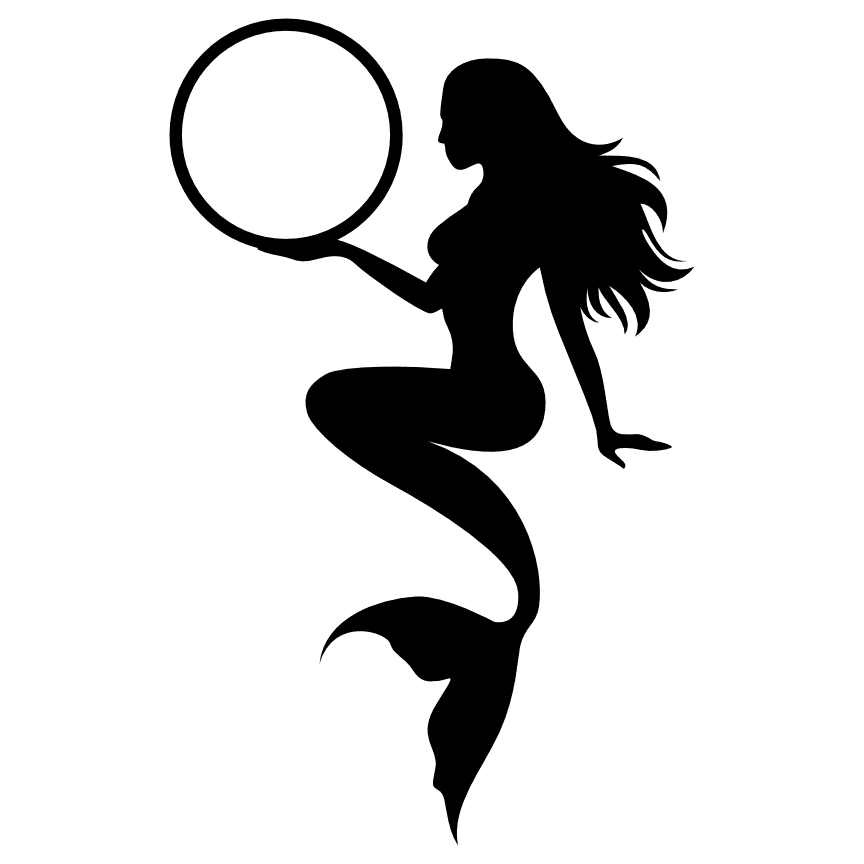 mermaid-silhouette-monogram-frame-sea-life-free-svg-file-SvgHeart.Com