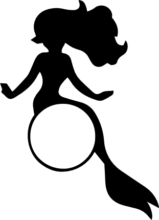 mermaid-with-long-hair-monogram-frame-beach-free-svg-file-SvgHeart.Com