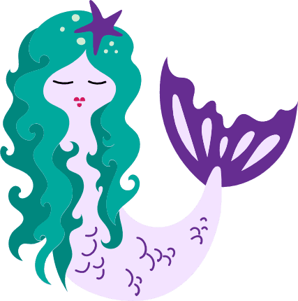 mermaid-with-star-fish-baby-beach-free-svg-file-SvgHeart.Com