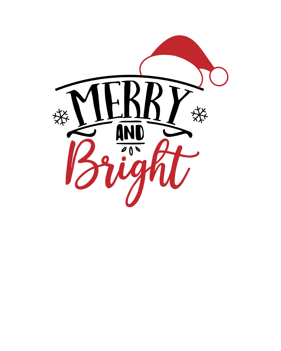 merry-and-bright-christmas-free-svg-file-SvgHeart.Com