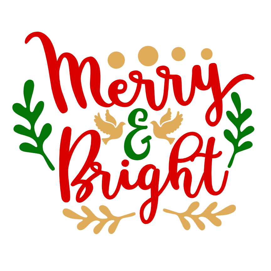 merry-and-bright-christmas-free-svg-file-SvgHeart.Com