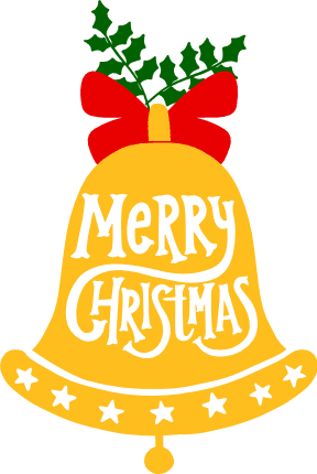 FREE Christmas Bells Clipart (Royalty-free)