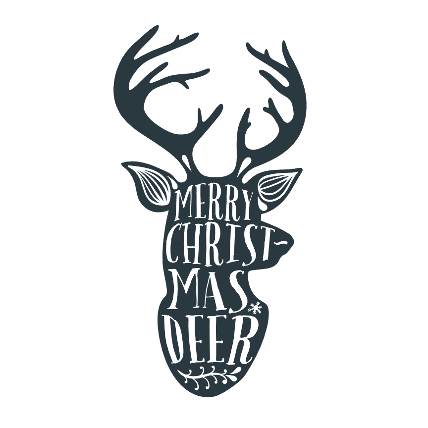 merry-christmas-deer-holiday-free-svg-file-SvgHeart.Com