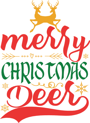 merry-christmas-deer-sign-holiday-free-svg-file-SvgHeart.Com