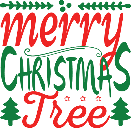 merry-christmas-tree-funny-holiday-free-svg-file-SvgHeart.Com