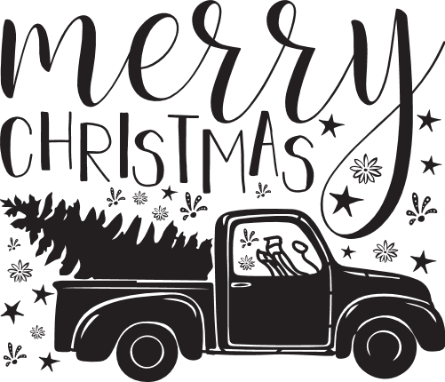 merry-christmas-truck-with-tree-holiday-free-svg-file-SvgHeart.Com