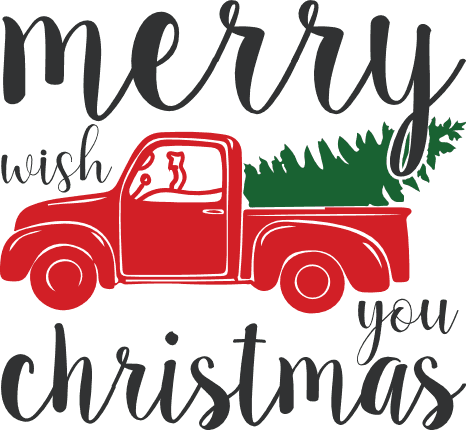 merry-wish-you-christmas-truck-with-tree-holiday-free-svg-file-SvgHeart.Com