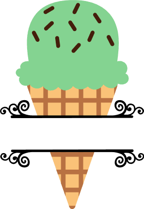 mint-scope-ice-cream-split-text-frame-summer-free-svg-file-SvgHeart.Com