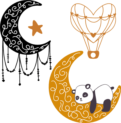 moon-air-balloon-panda-on-moon-baby-boho-design-free-svg-file-SvgHeart.Com