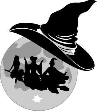 moon-flying-witches-with-hat-halloween-free-svg-file-SvgHeart.Com