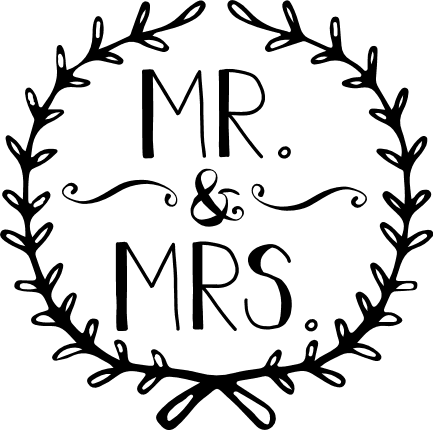 mr-and-mrs-wreath-frame-wedding-free-svg-file-SvgHeart.Com